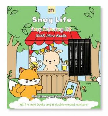 Snug Life Cosy Colouring Kit With Mini Books